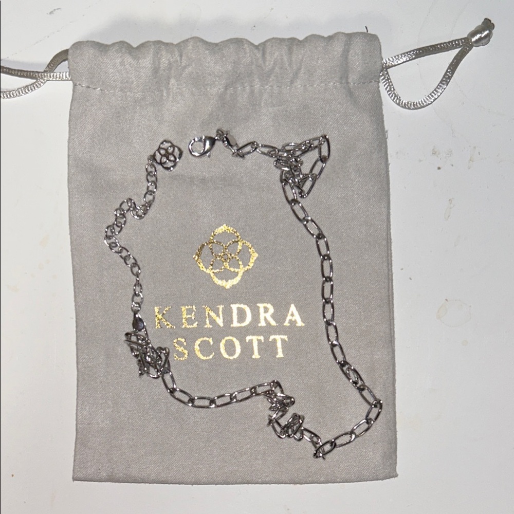 Kendra Scott Silver Chain Necklace